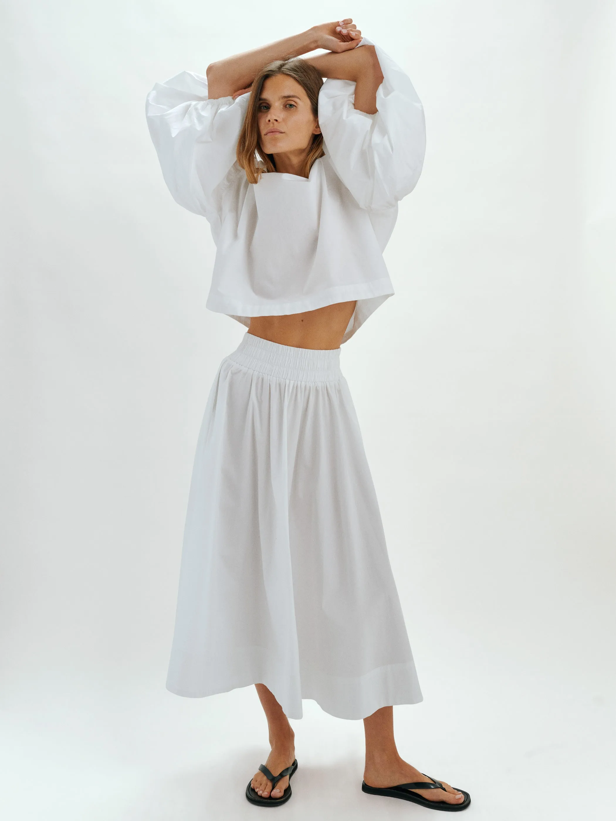 Balon Top in Cotton Poplin sold by Suzie Kondi product image thumbnail 3