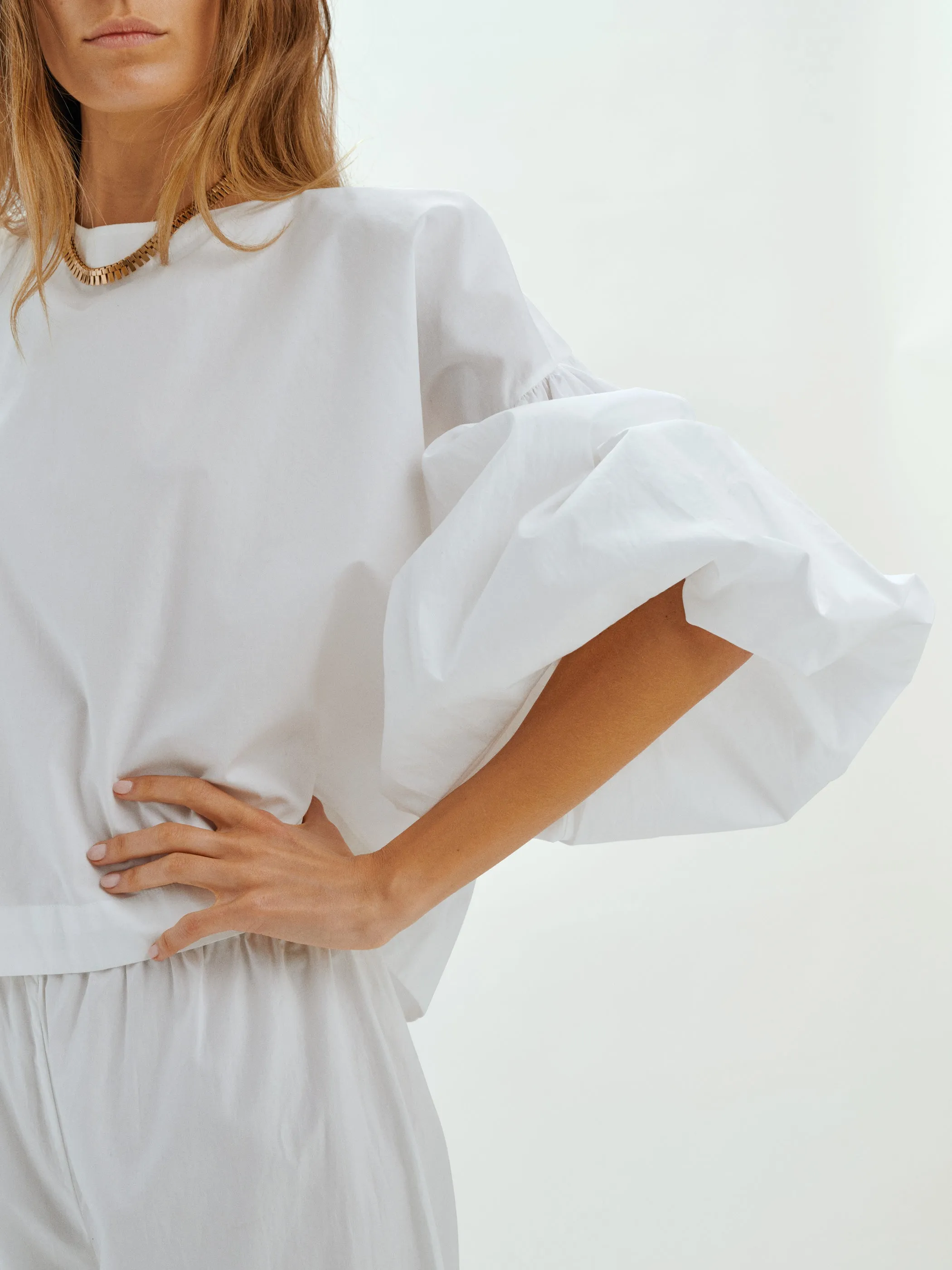 Balon Top in Cotton Poplin sold by Suzie Kondi product image thumbnail 4