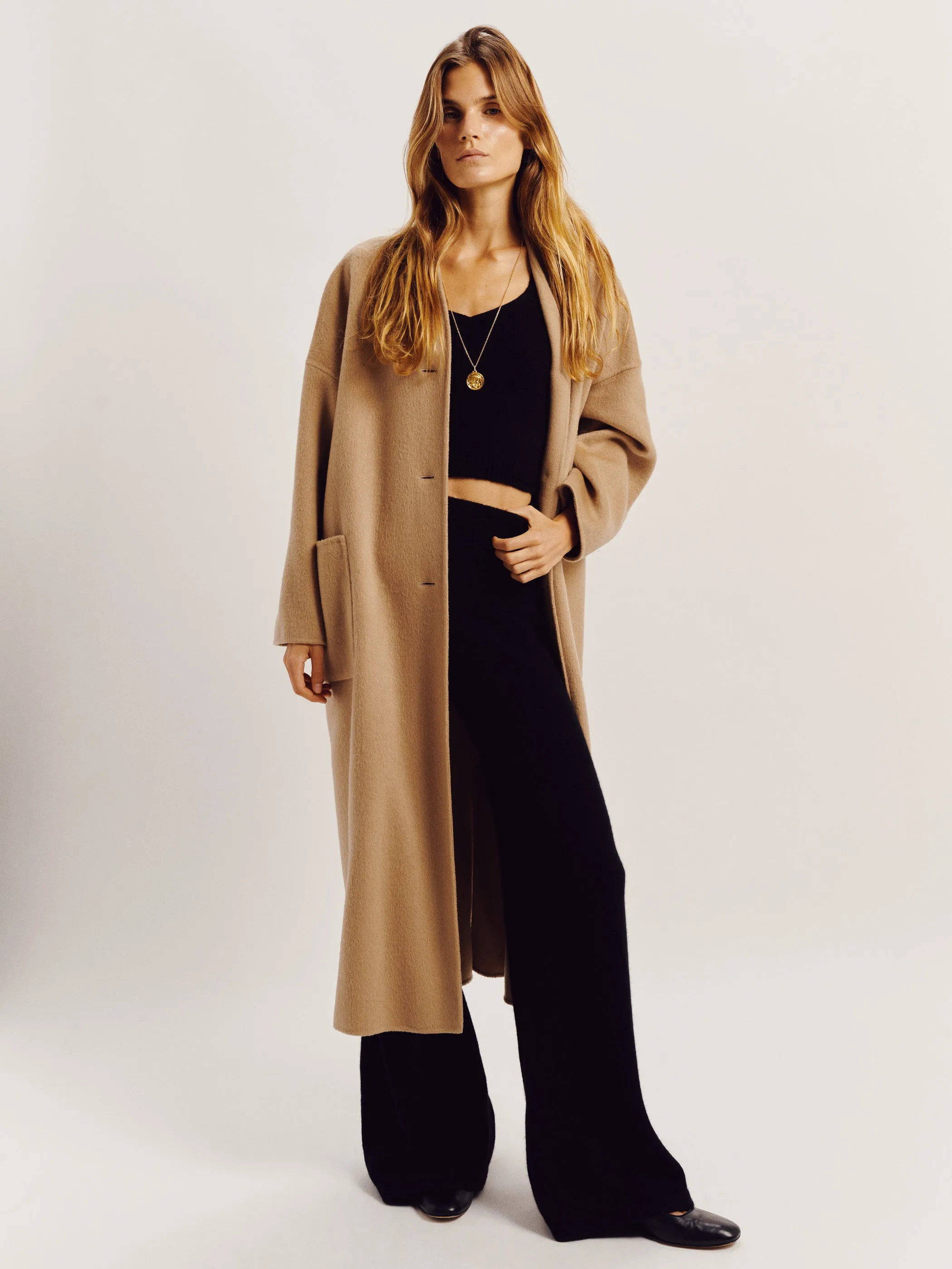 The Kyma Coat in Doublefaced Cashmere sold by Suzie Kondi product image thumbnail 5