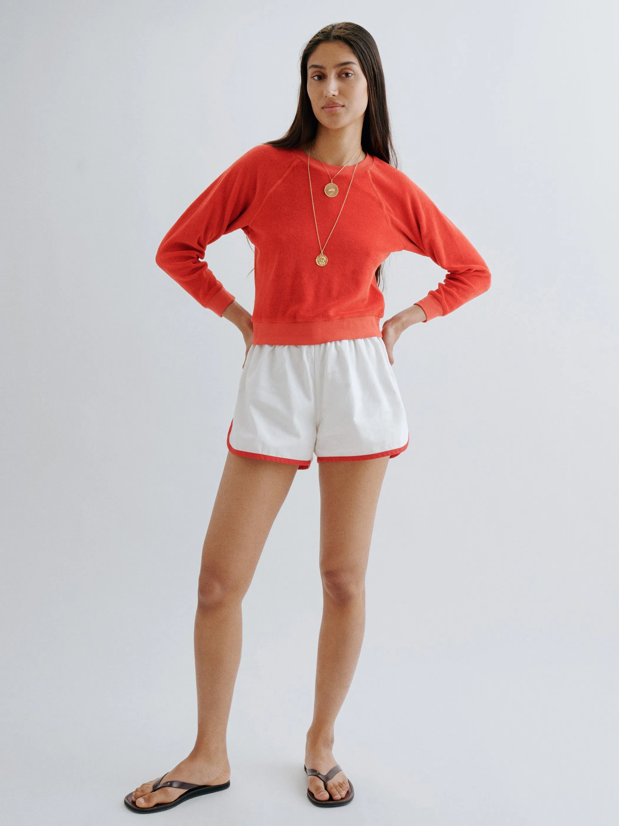 Atlas Shorts in Cotton Twill sold by Suzie Kondi product image thumbnail 3