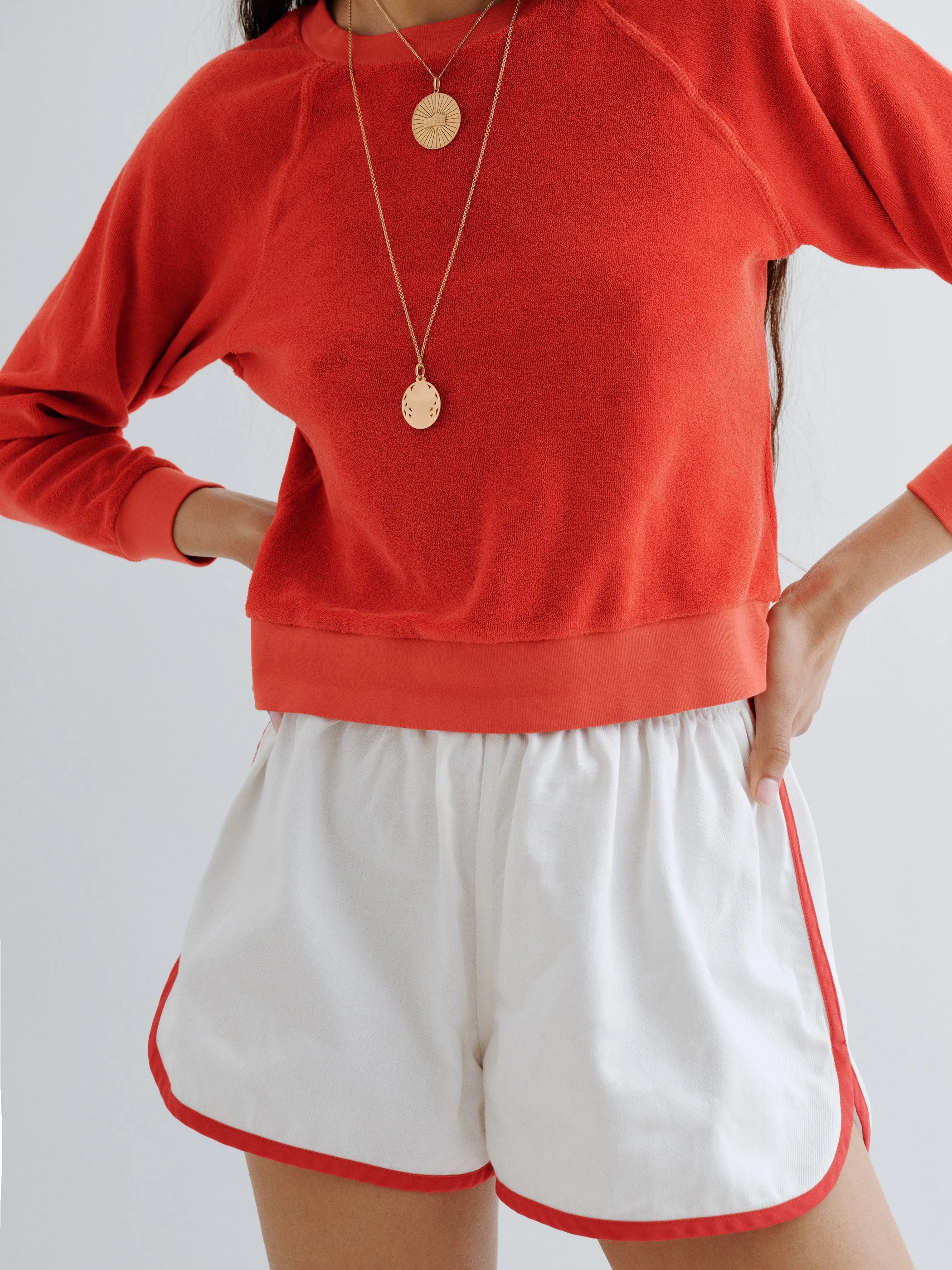 Atlas Shorts in Cotton Twill sold by Suzie Kondi product image thumbnail 2