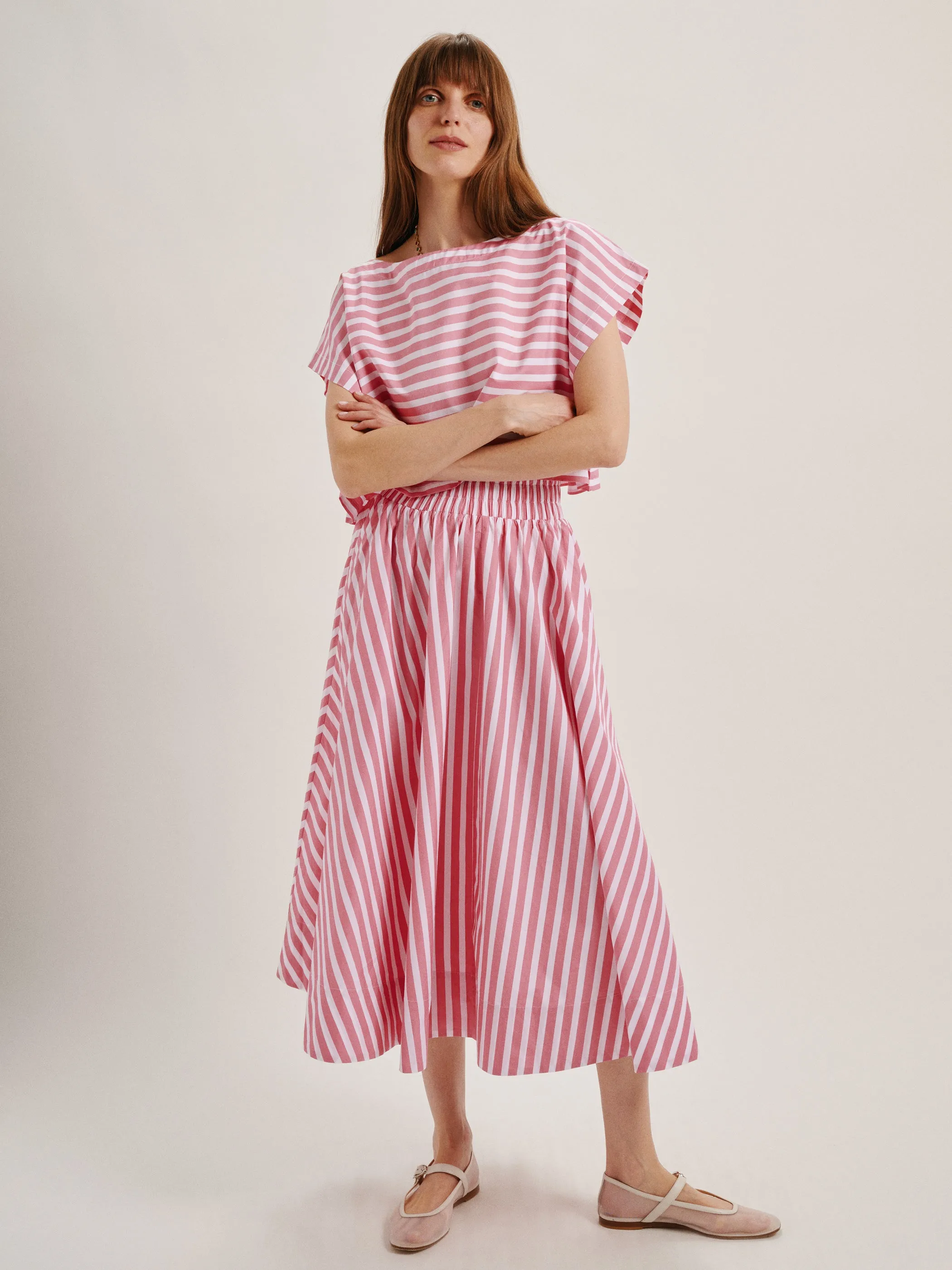 Kyria Skirt in Cotton Poplin sold by Suzie Kondi product image thumbnail 5