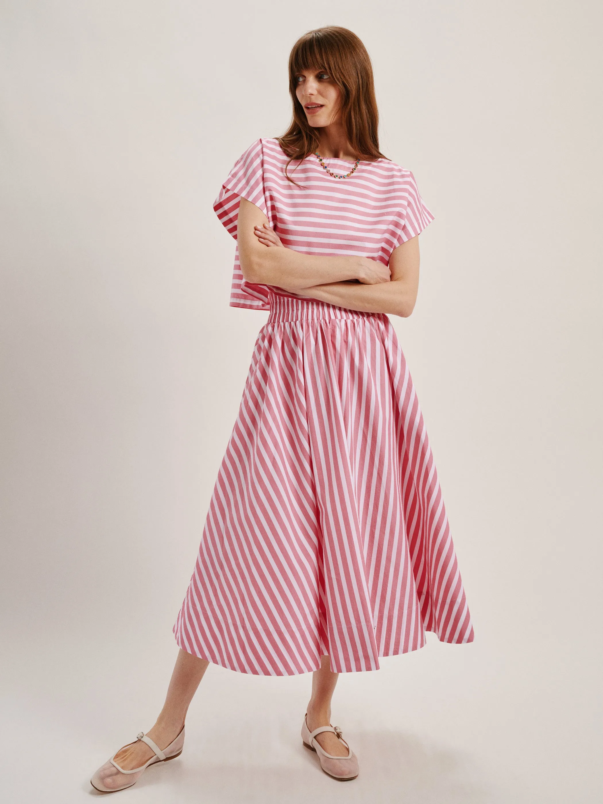 Kyria Skirt in Cotton Poplin sold by Suzie Kondi product image thumbnail 2
