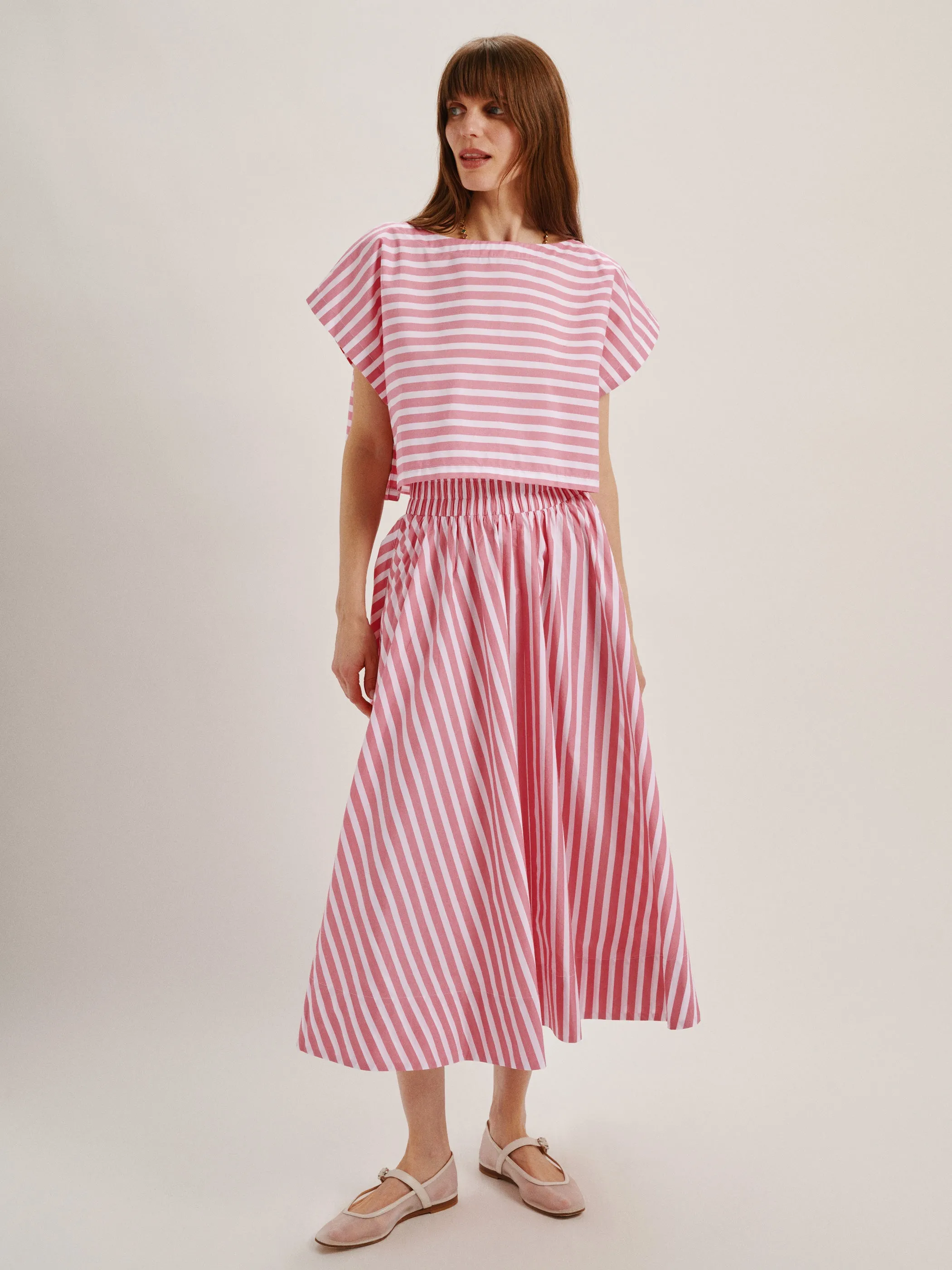 Kyria Skirt in Cotton Poplin sold by Suzie Kondi product image thumbnail 4