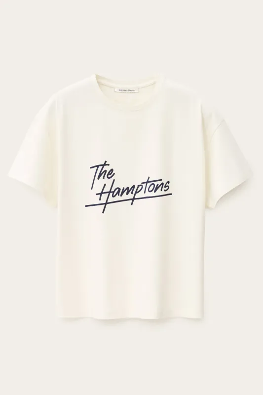 Hamptons T-Shirt in Cotton made by Suzie Kondi