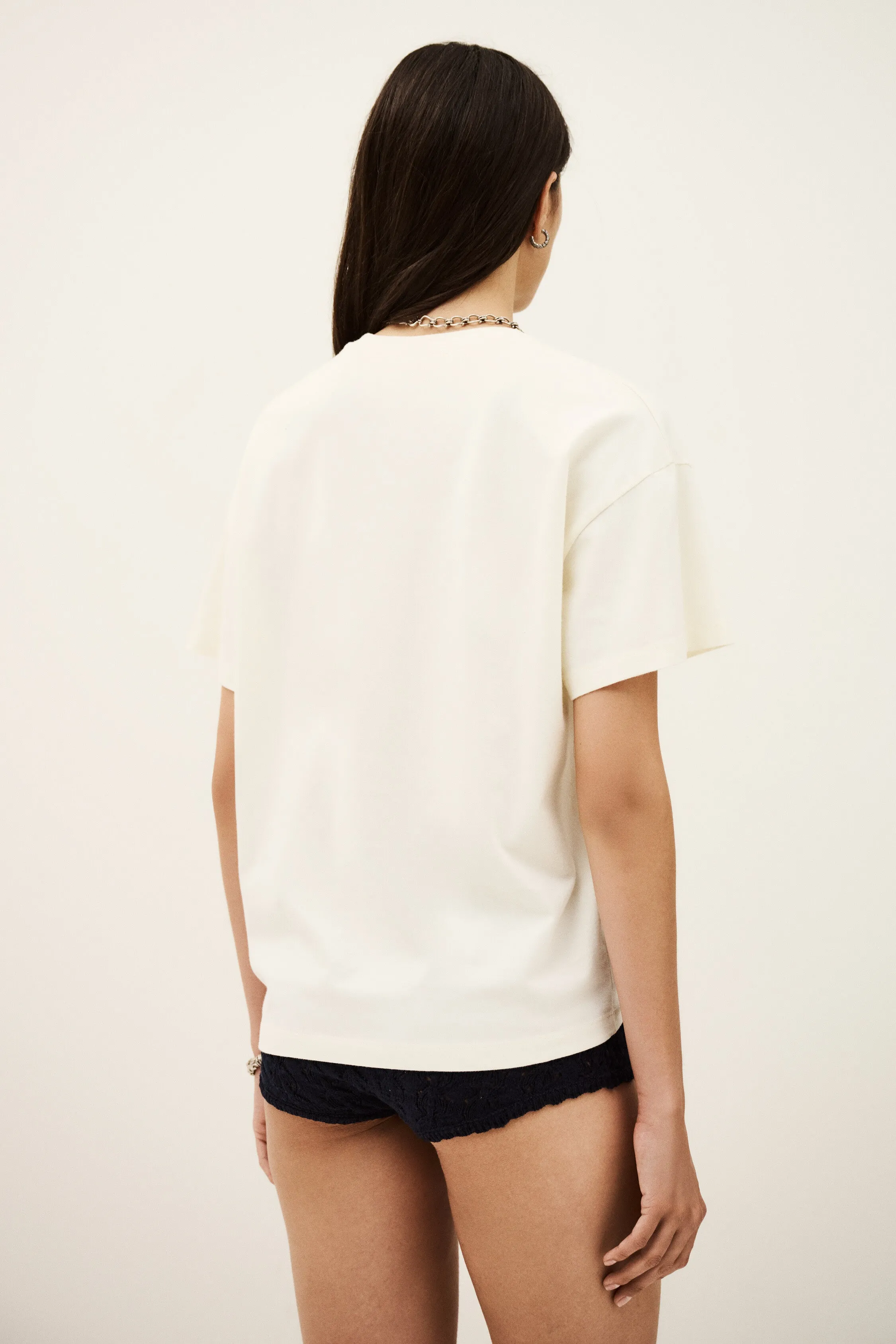 Hamptons T-Shirt in Cotton sold by Suzie Kondi product image thumbnail 3