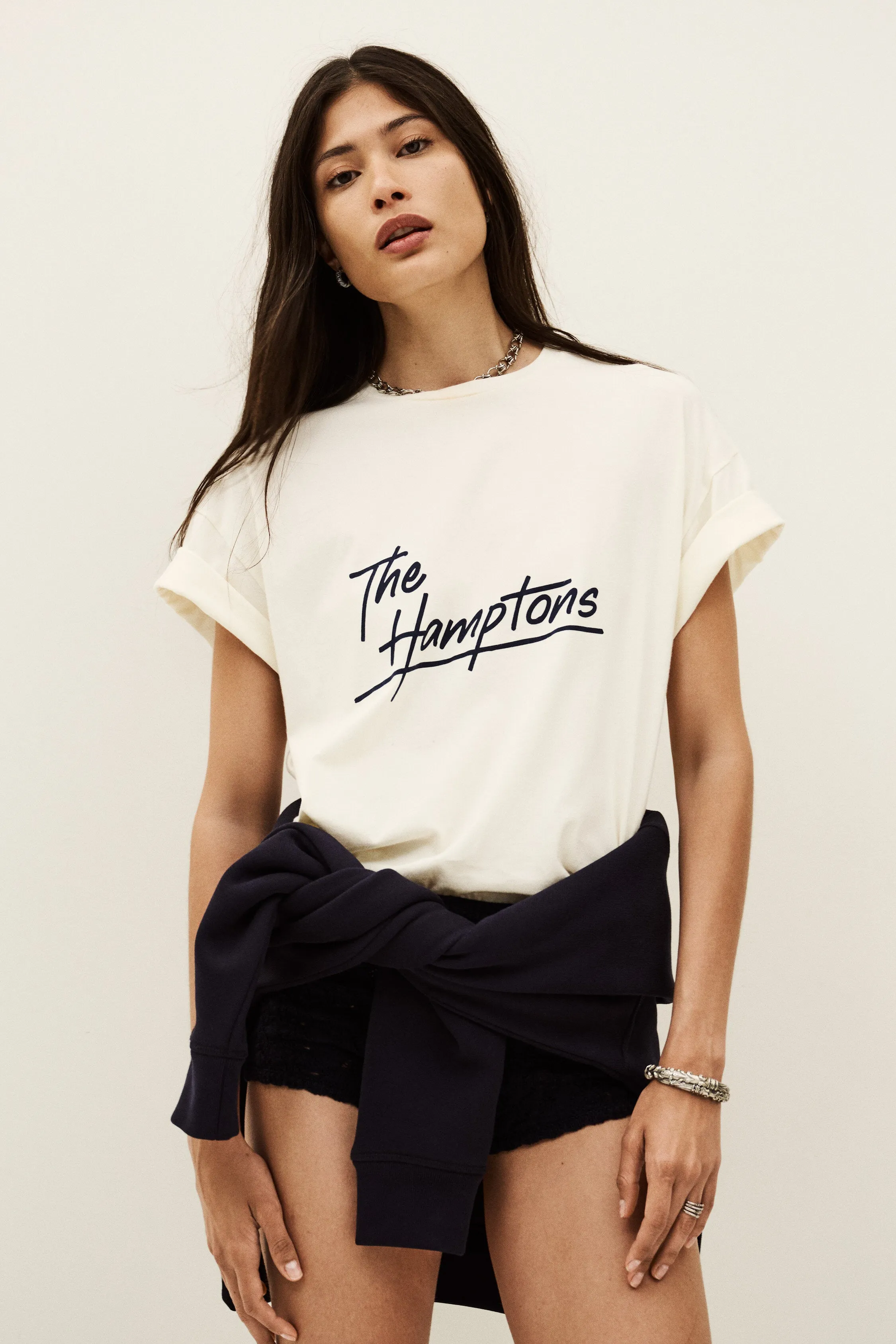 Hamptons T-Shirt in Cotton sold by Suzie Kondi product image thumbnail 4