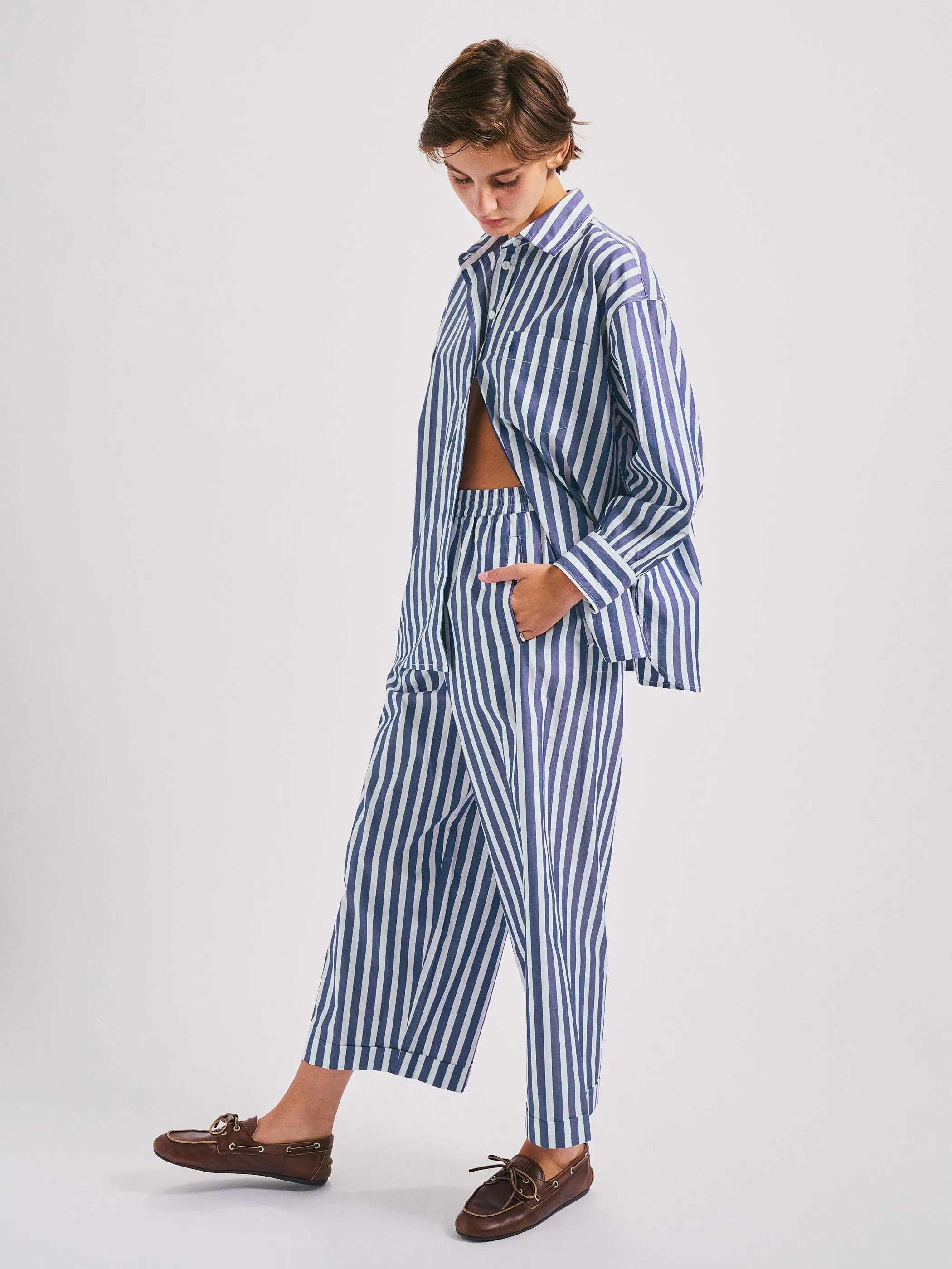 The Finance Pants in Cotton Poplin sold by Suzie Kondi product image thumbnail 4