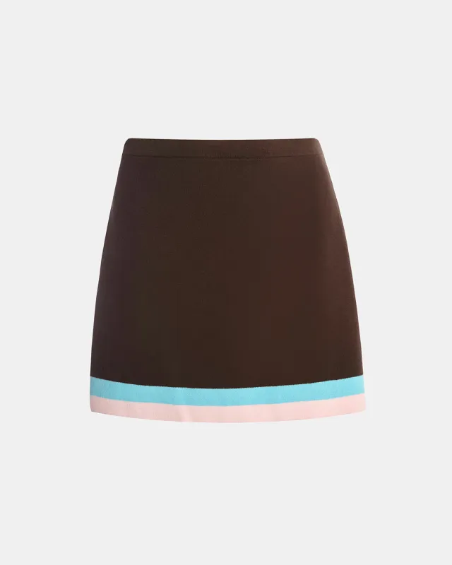 Knit Mini Skirt made by Kate Barton