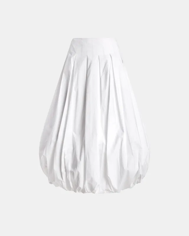 Cotton Poplin Balloon Skirt With Pockets made by Kate Barton