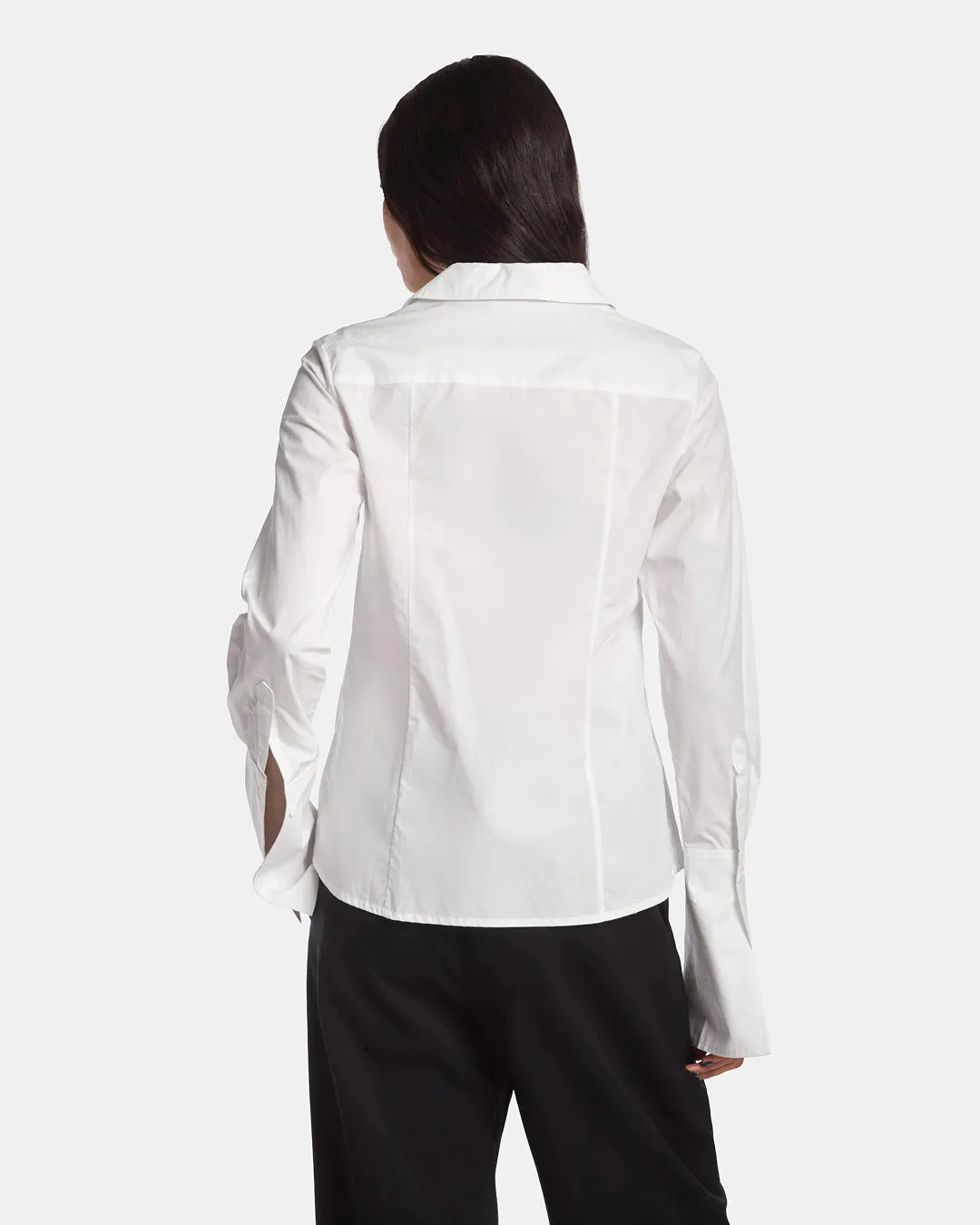 Illusion Print Corset Button Down sold by Kate Barton product image thumbnail 3