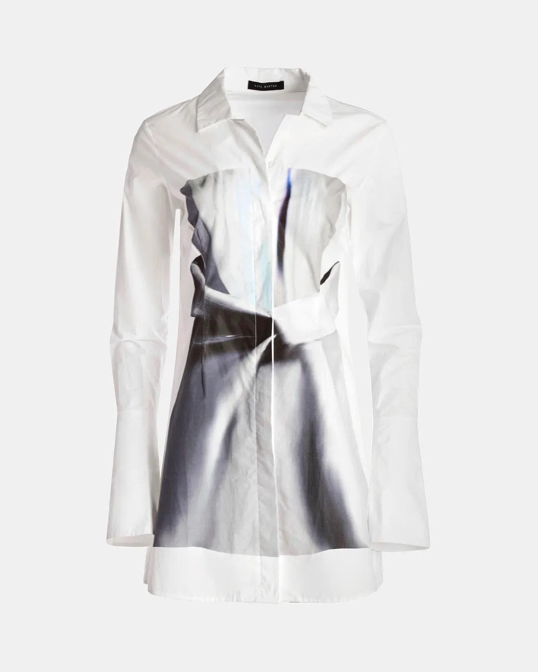 Illusion Print Button Down Dress sold by Kate Barton