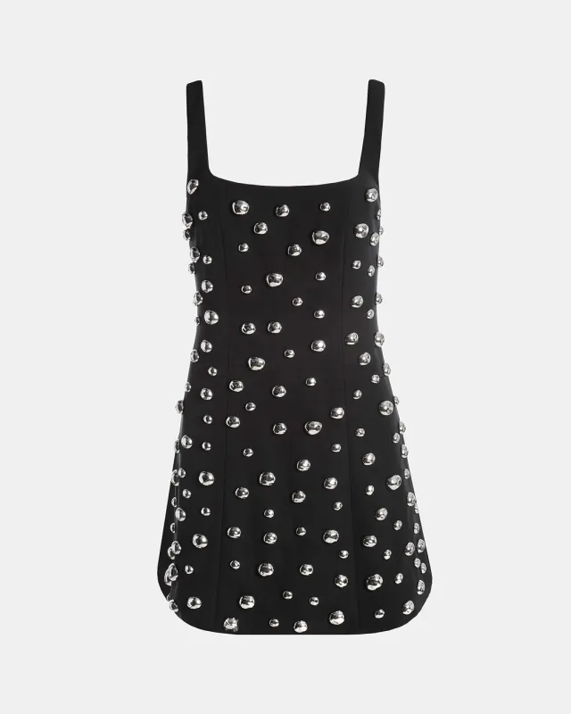 Chrome Embellished Dress made by Kate Barton