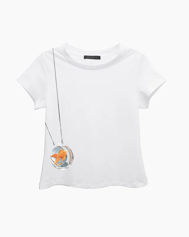 Goldfish Bag Illusion Tee made by Kate Barton