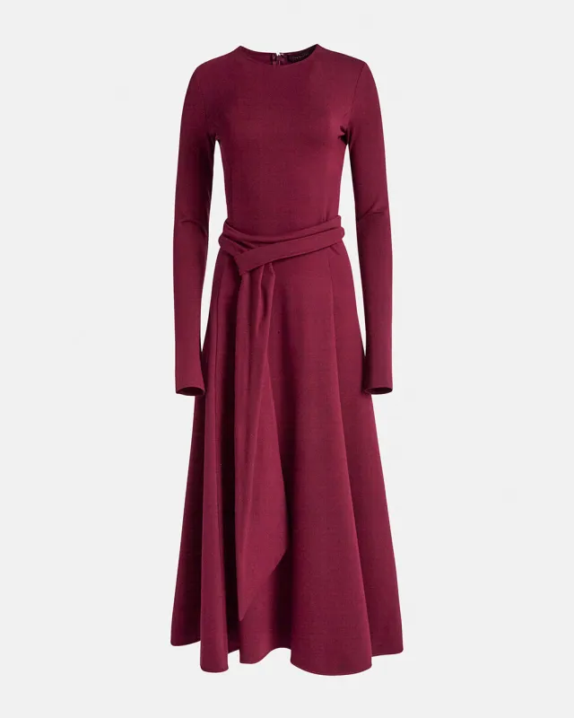 Belted A-line Dress made by Kate Barton
