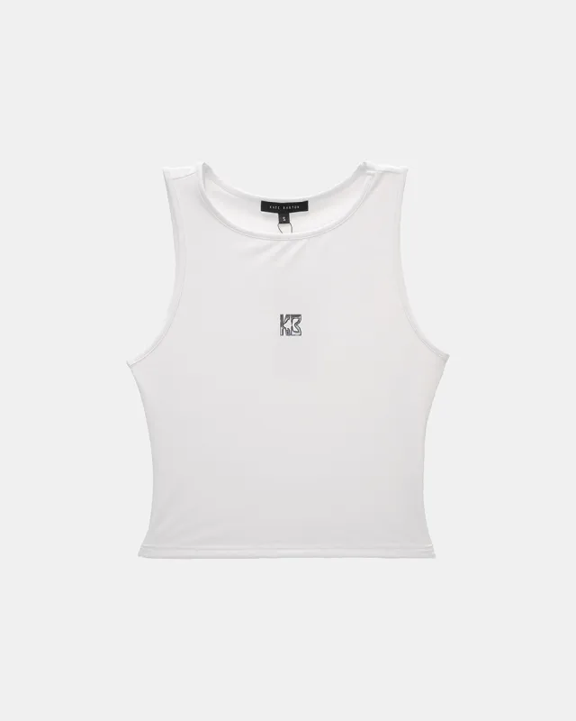 KB Chrome Emblem Tank made by Kate Barton