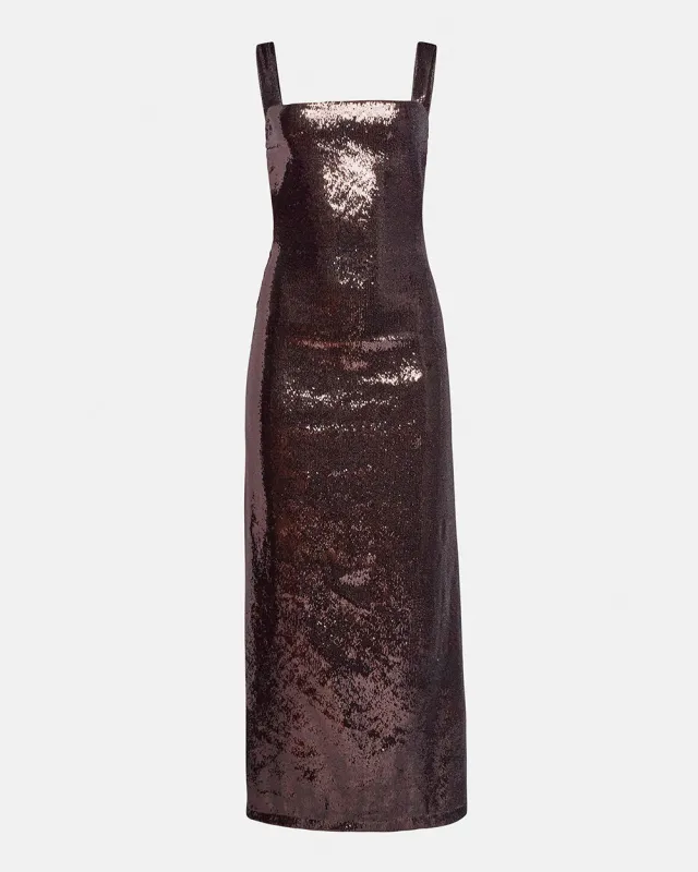Hazel Cut-Out Maxi Dress made by Kate Barton