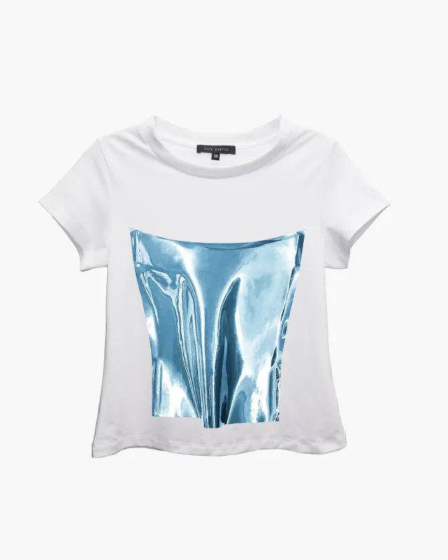 Printed Corset Tee made by Kate Barton