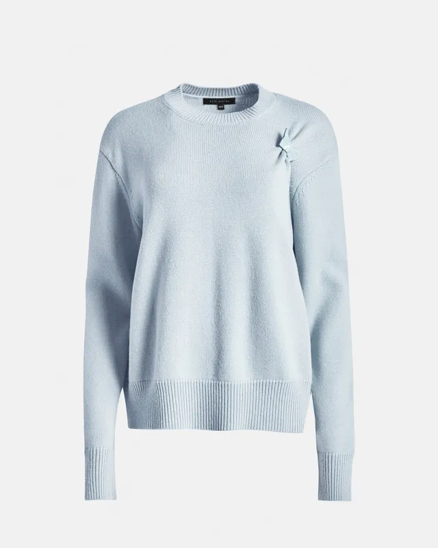 Draped Merino Cashmere Sweater made by Kate Barton