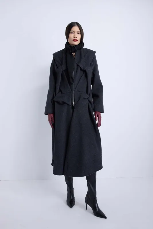 Kate Draped Coat made by Kate Barton