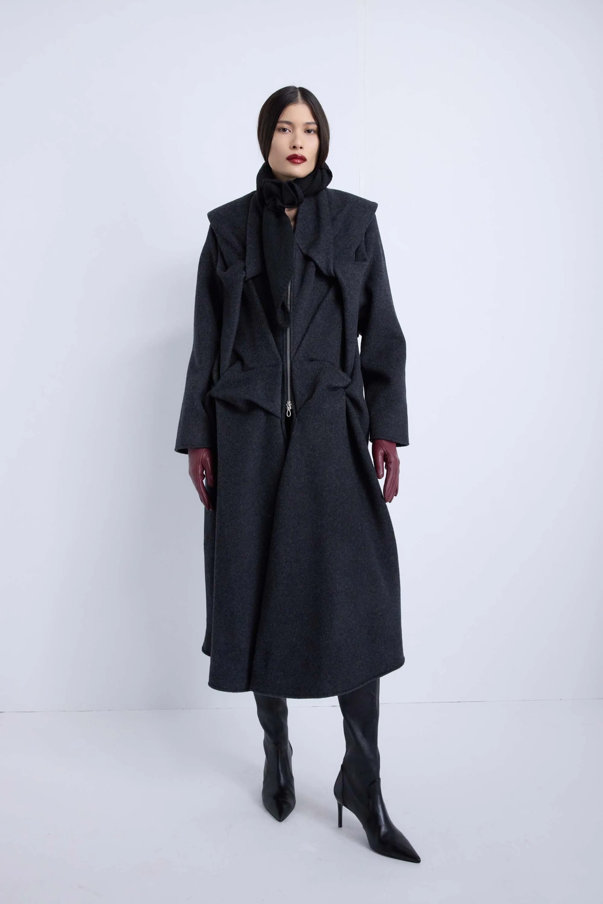 Kate Draped Coat sold by Kate Barton