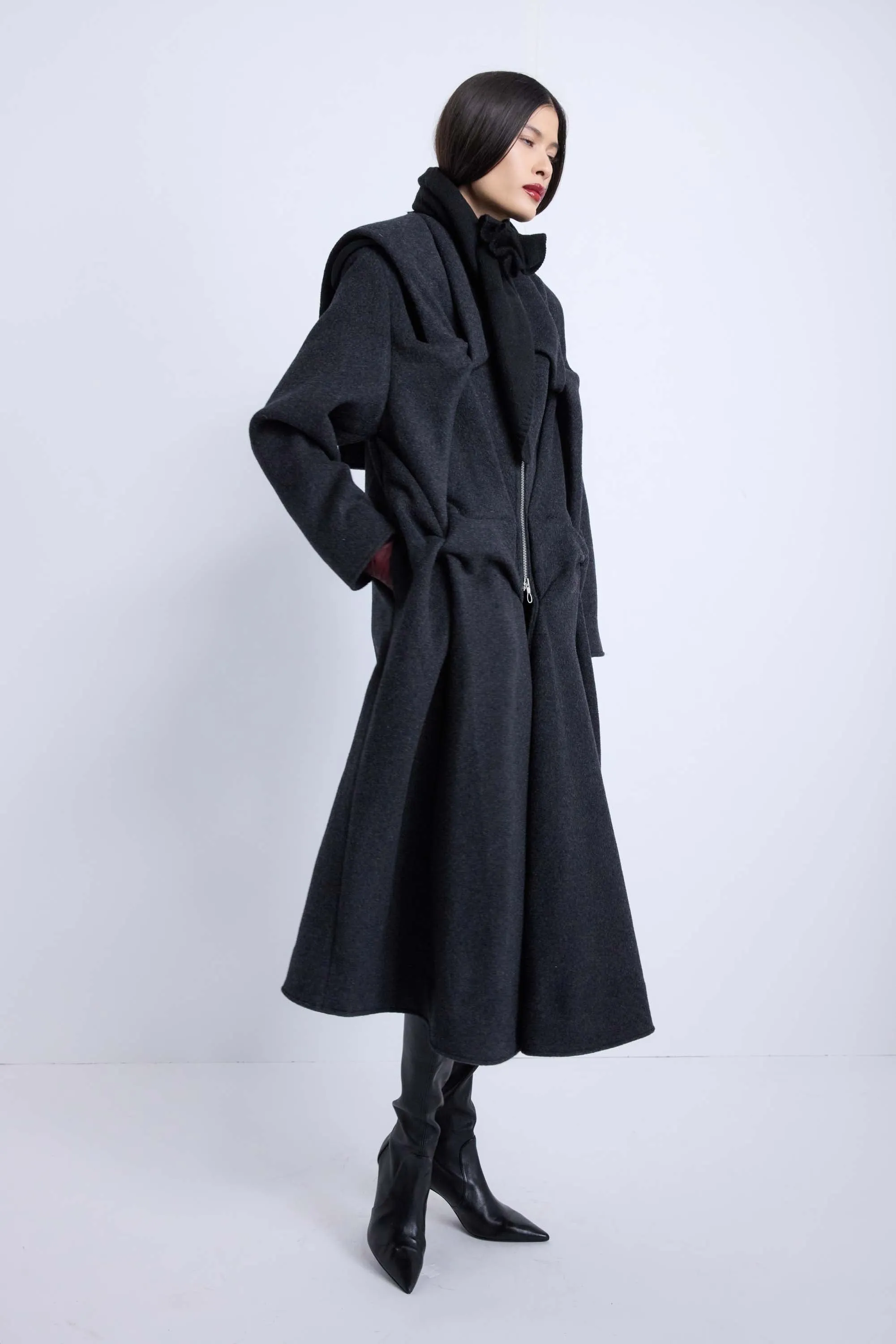 Kate Draped Coat sold by Kate Barton product image thumbnail 3