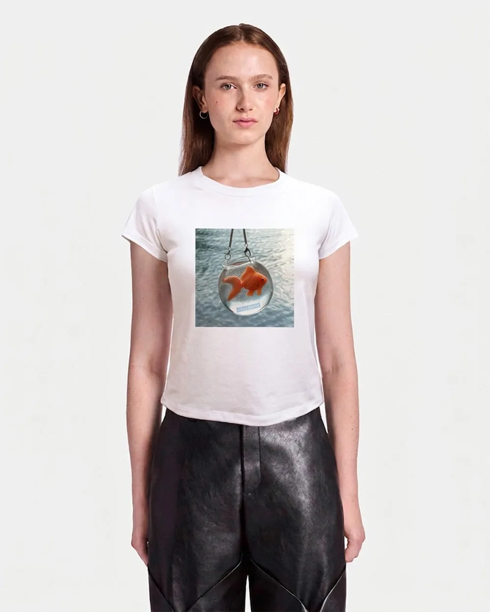 Goldfish Fitted Tee sold by Kate Barton product image thumbnail 2