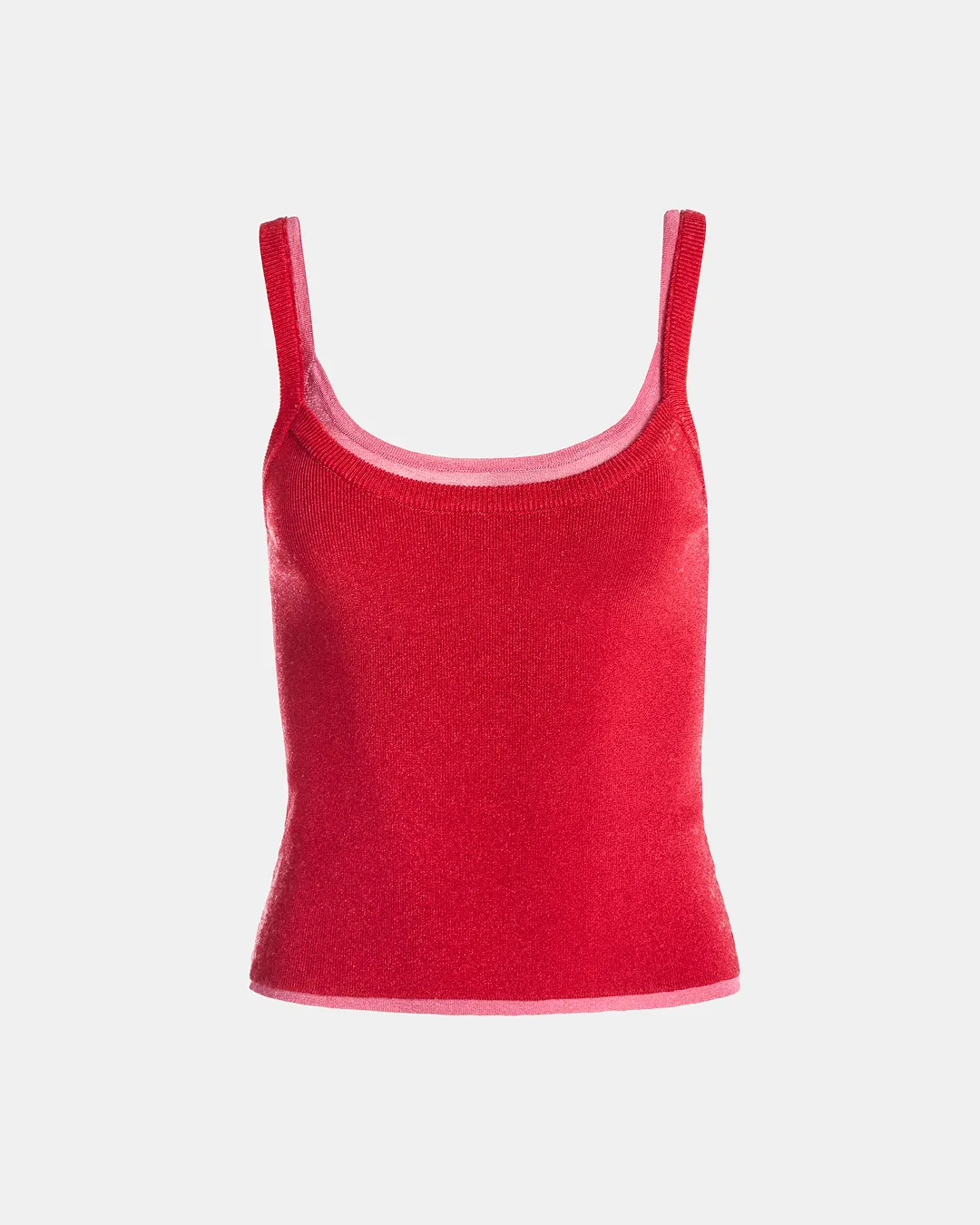 Metallic Knit Layered Tank Top sold by Kate Barton