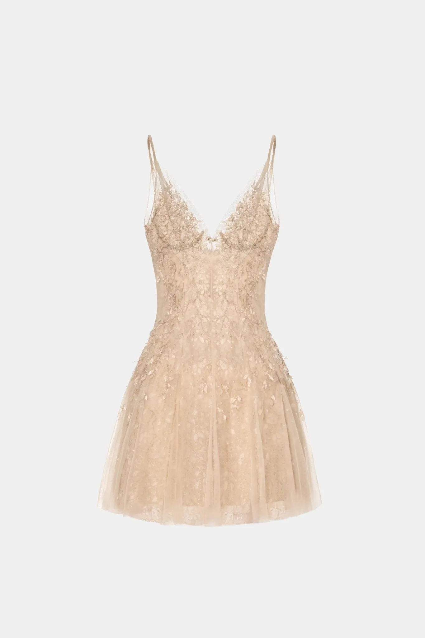 Pastel Deep-V Mini Dress sold by Montsand