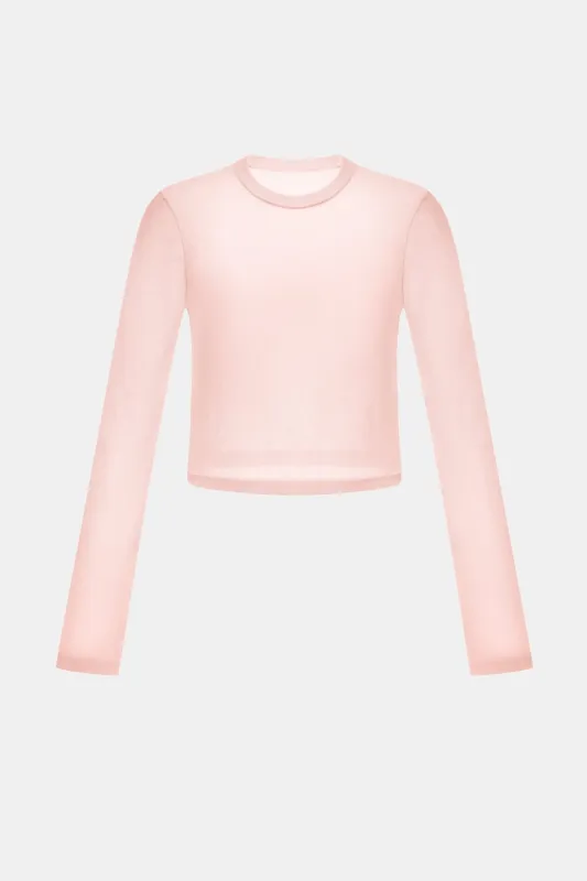 Pink Long Sleeve Top made by Montsand