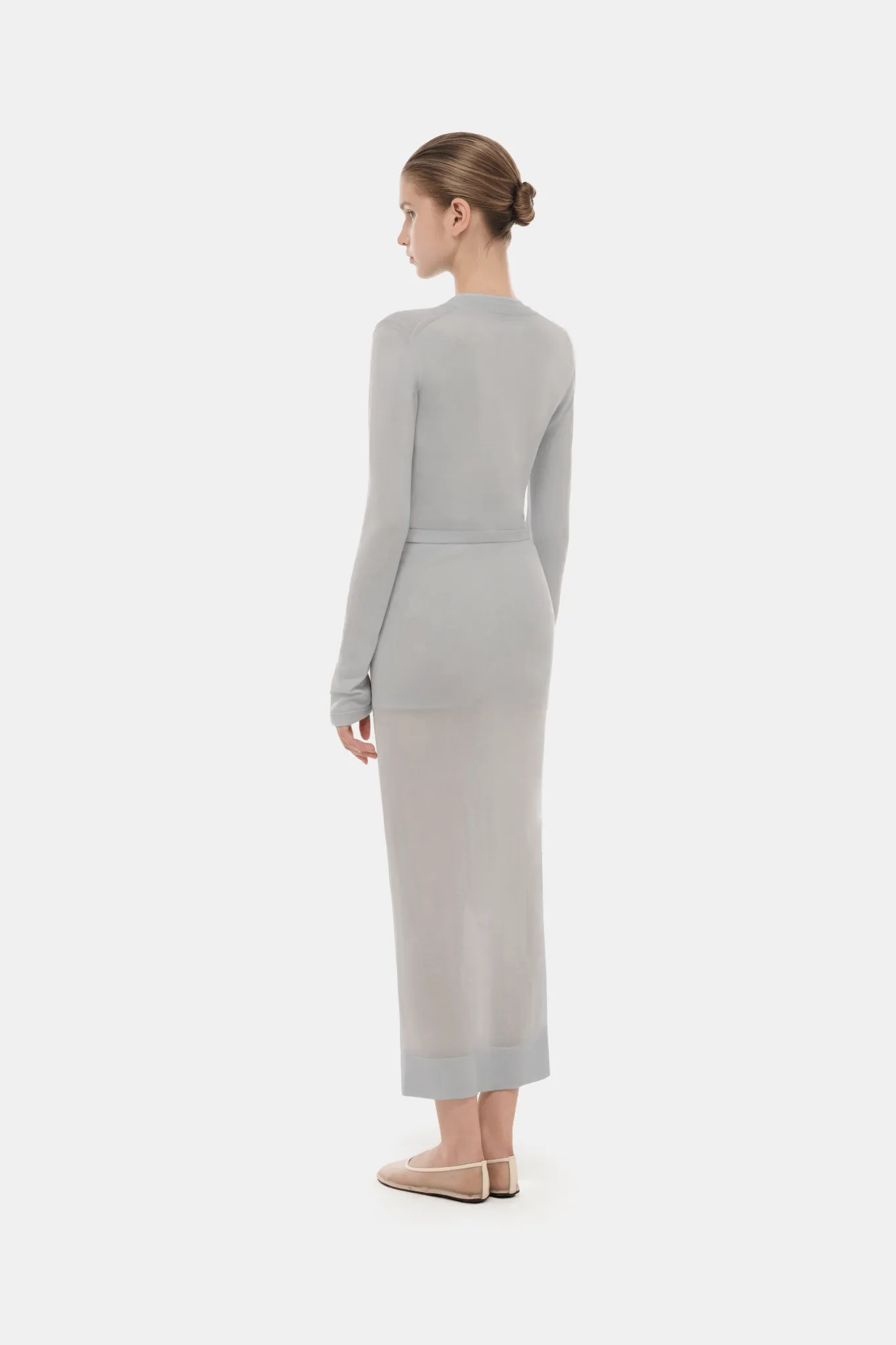 Grey Long Sleeve Top sold by Montsand product image thumbnail 4