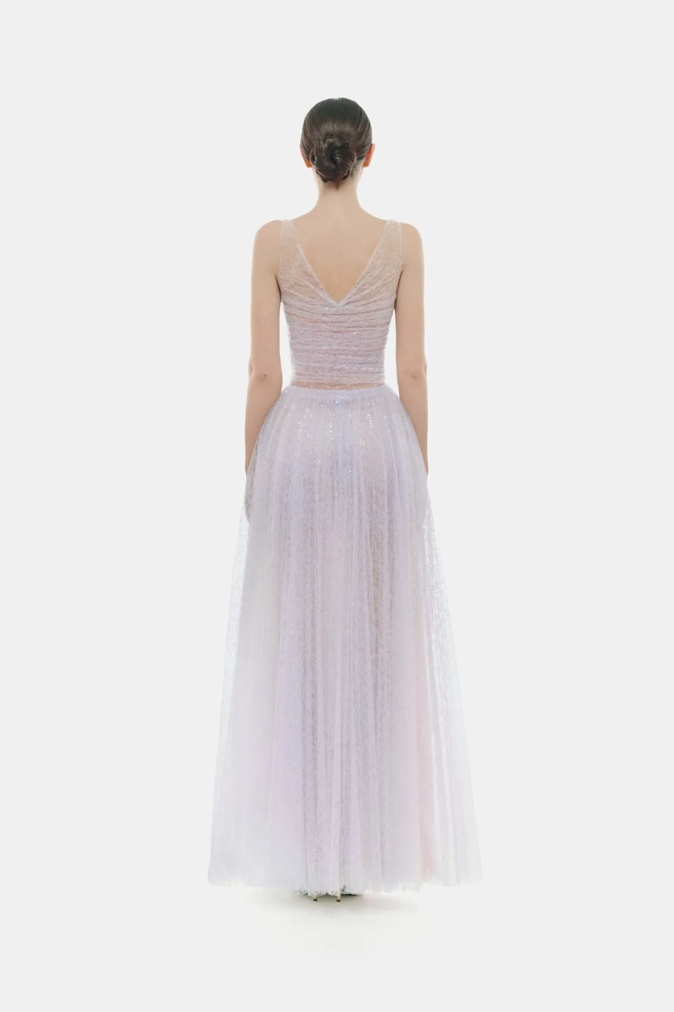 Violet Drapped Maxi Dress sold by Montsand product image thumbnail 5