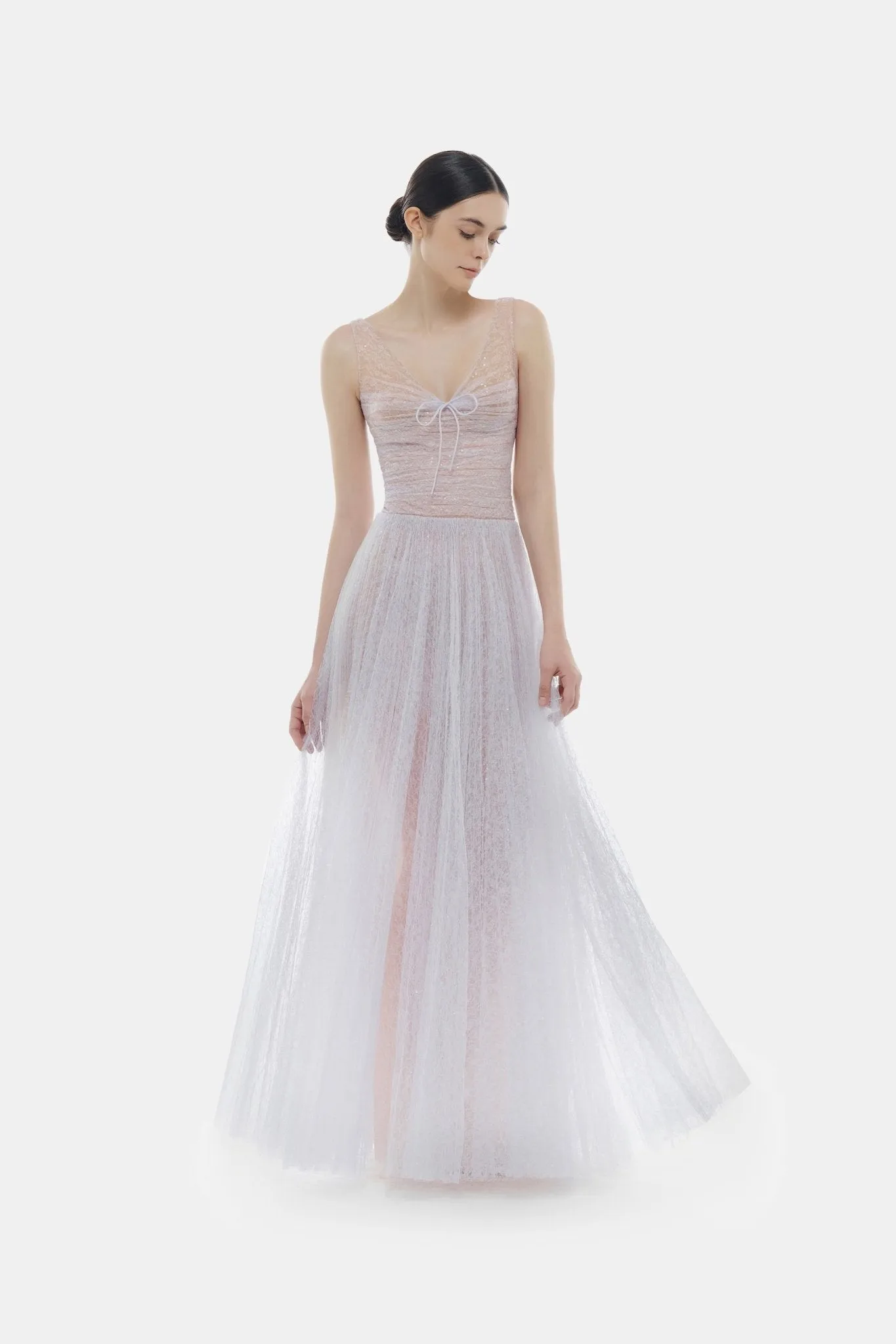 Violet Drapped Maxi Dress sold by Montsand product image thumbnail 2