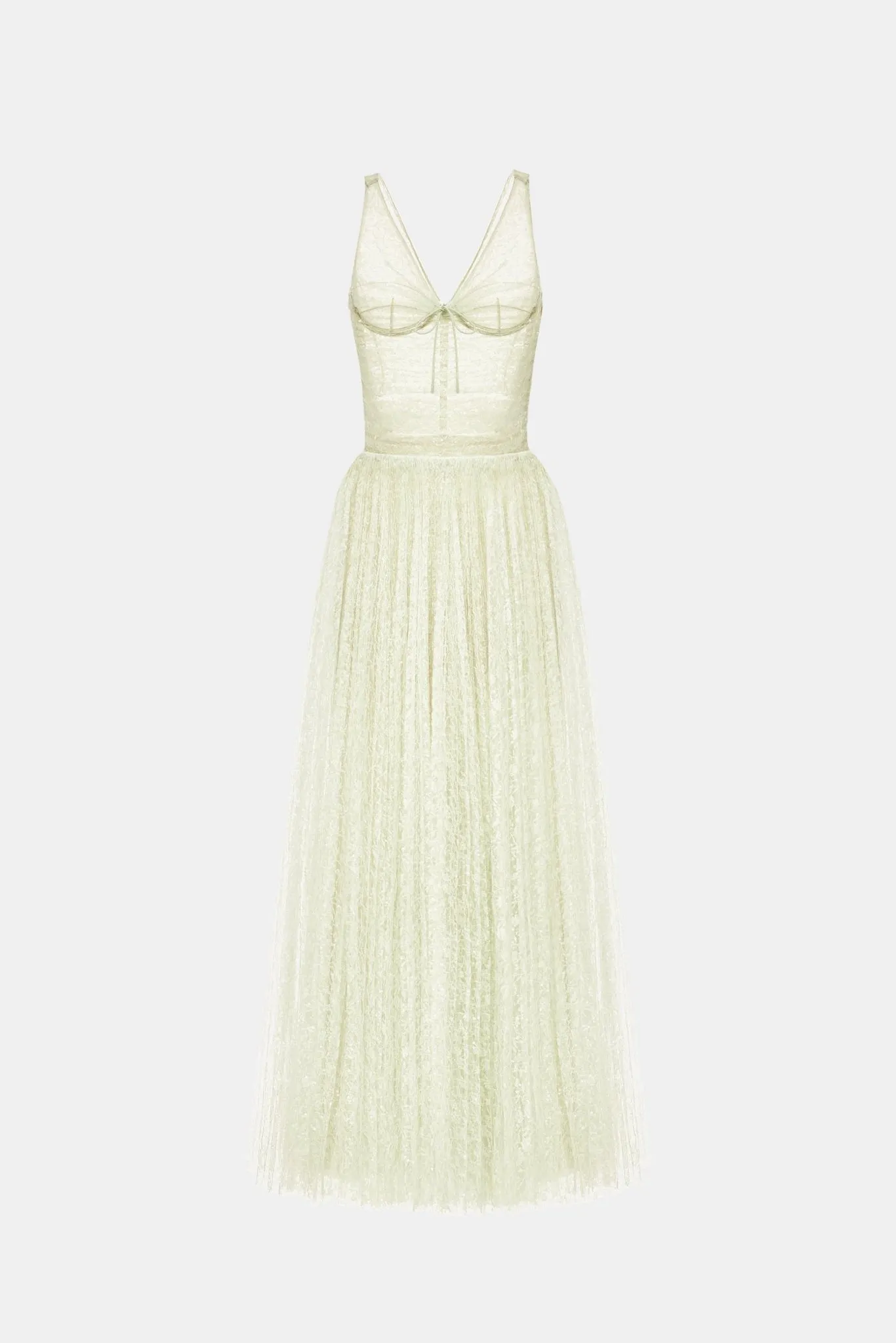 Mint Drapped Maxi Dress sold by Montsand