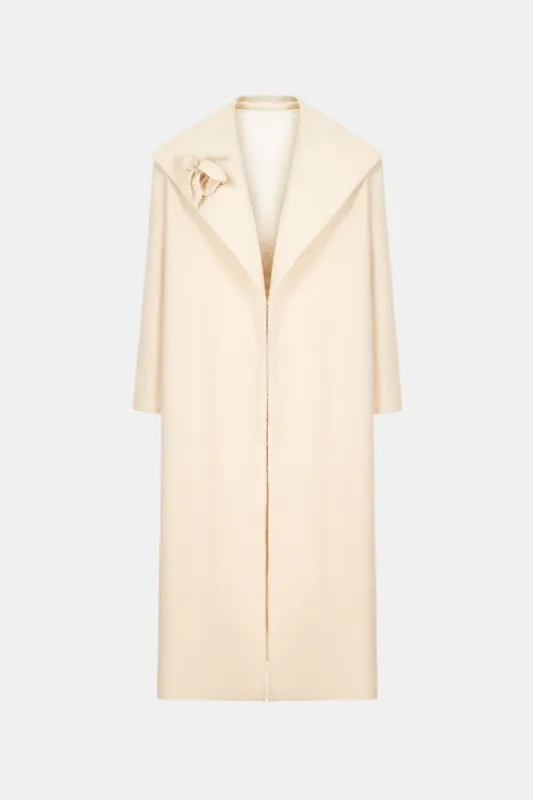 Cream Trench Coat made by Montsand