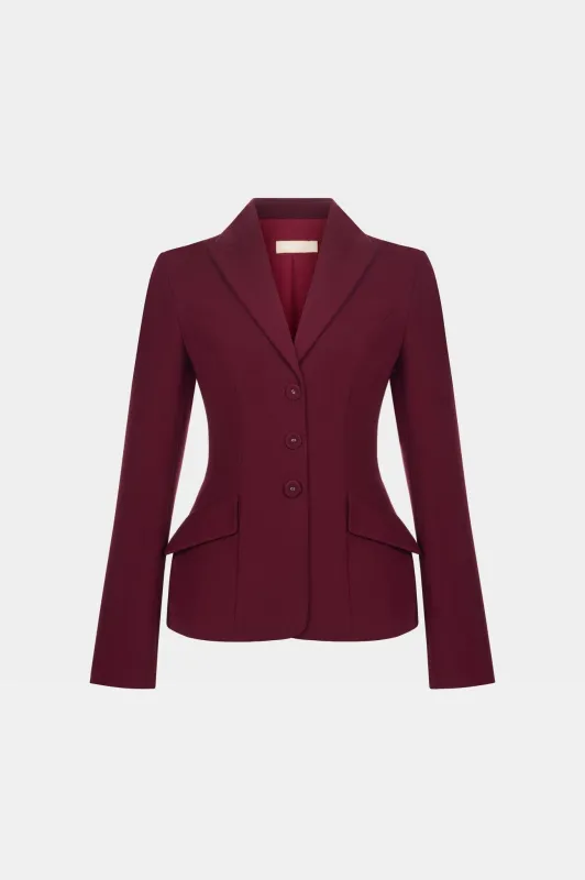 Bordeaux Theia Blazer made by Montsand