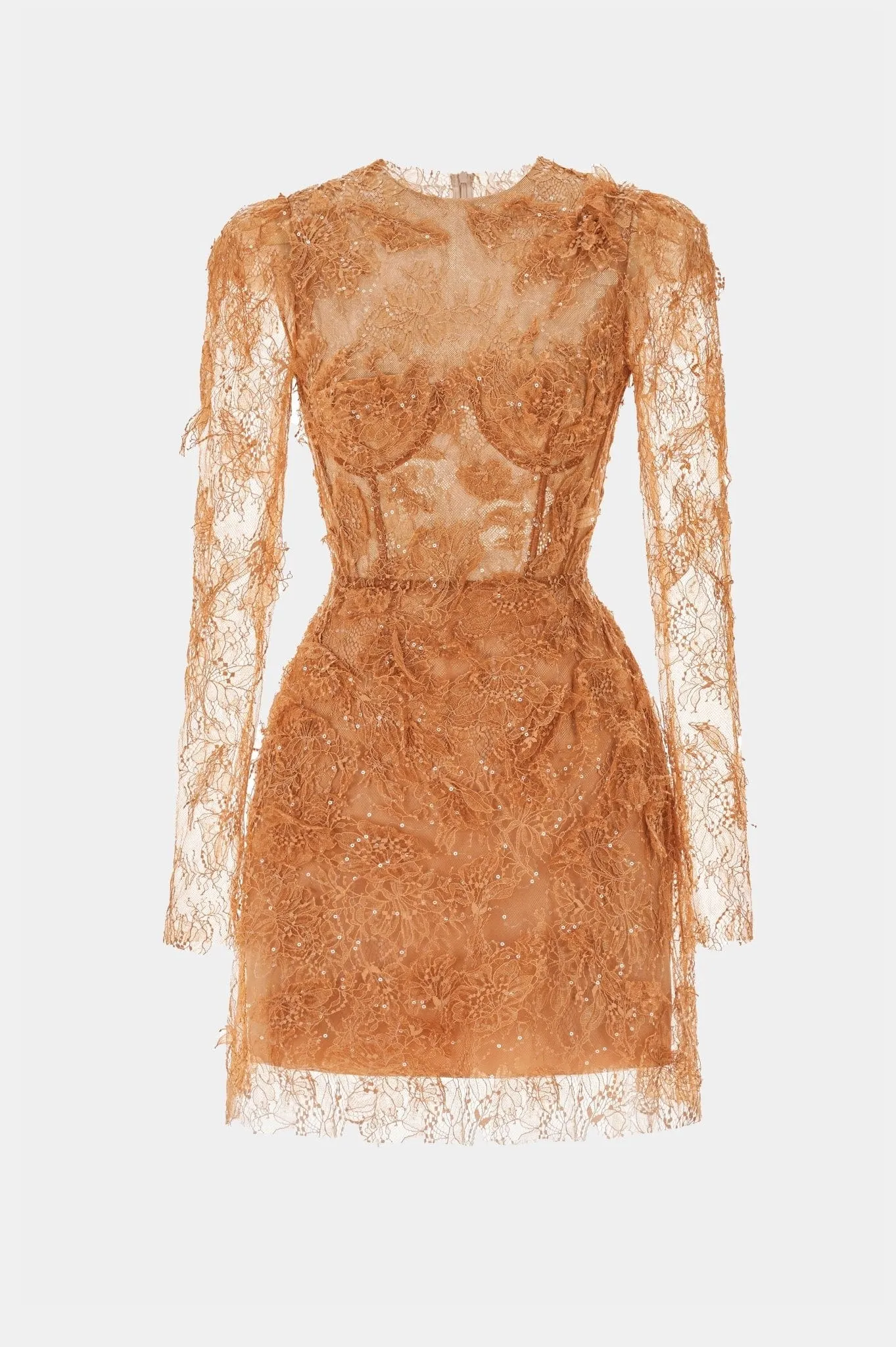 Honey Beaded Lace Mini Dress sold by Montsand