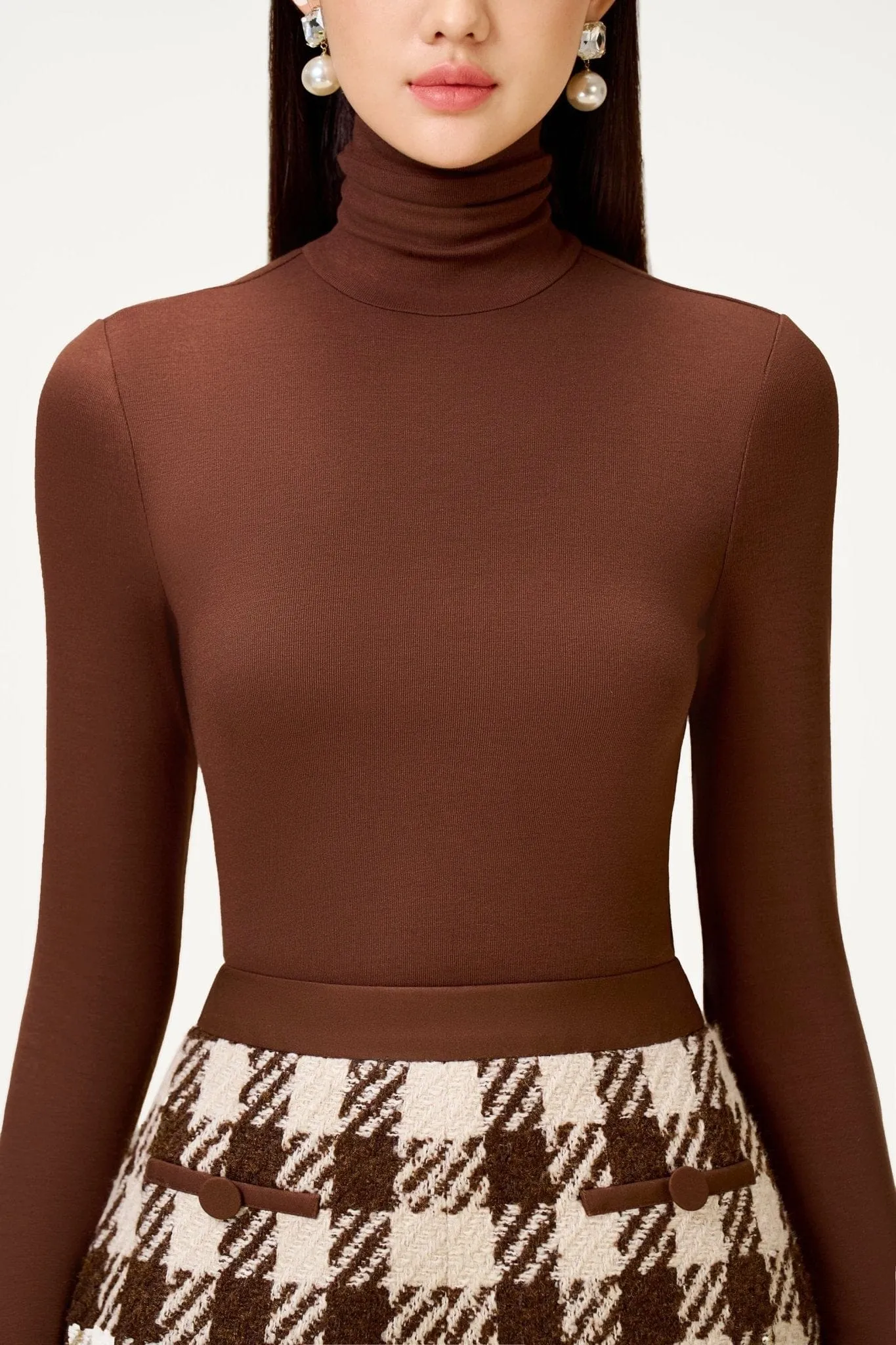 Brown Jersey Bodysuit sold by Montsand product image thumbnail 5