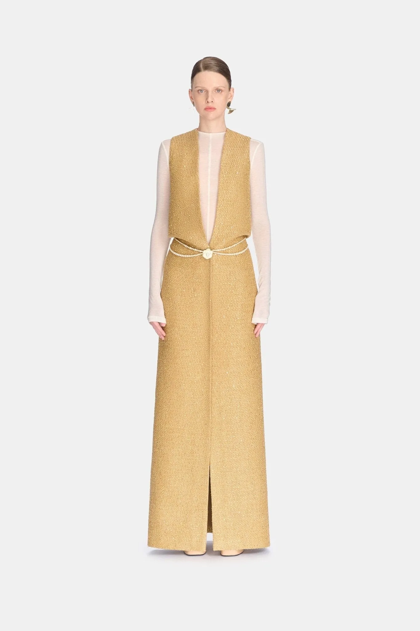 Gold Harmonia Tweed Dress sold by Montsand product image thumbnail 2