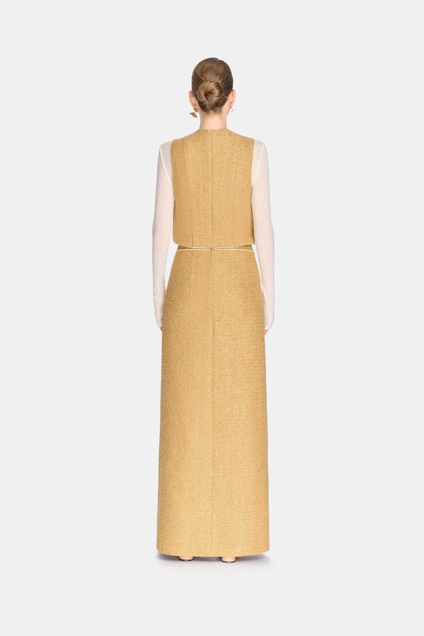 Gold Harmonia Tweed Dress sold by Montsand product image thumbnail 4