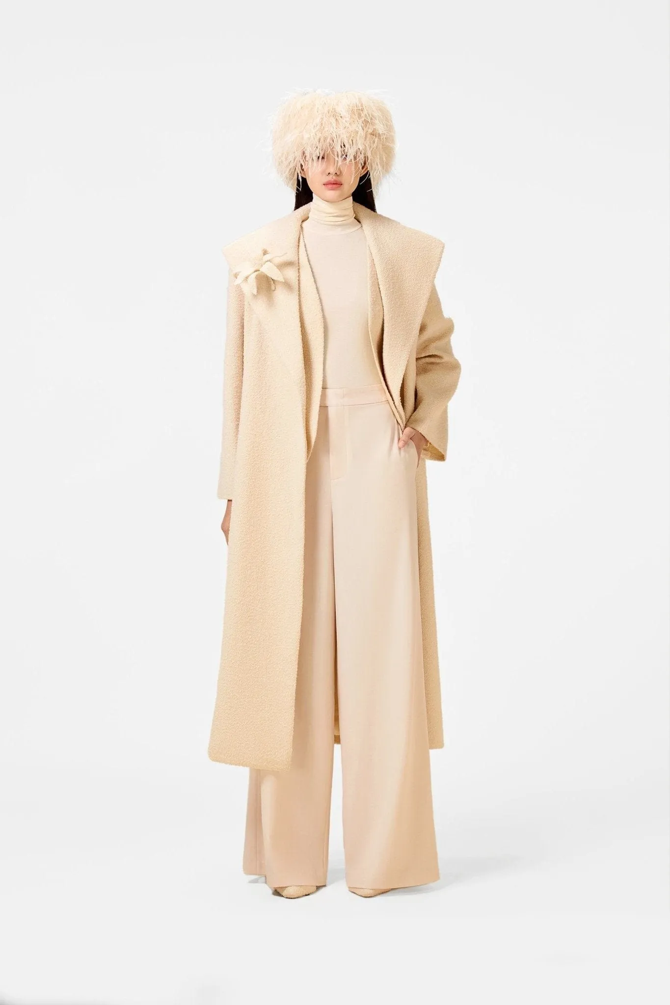 Cream Trousers sold by Montsand product image thumbnail 5