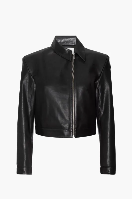 Off Center Moto Jacket made by Mimchik