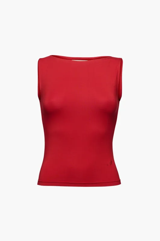 Boat Neck Tank Top made by Mimchik