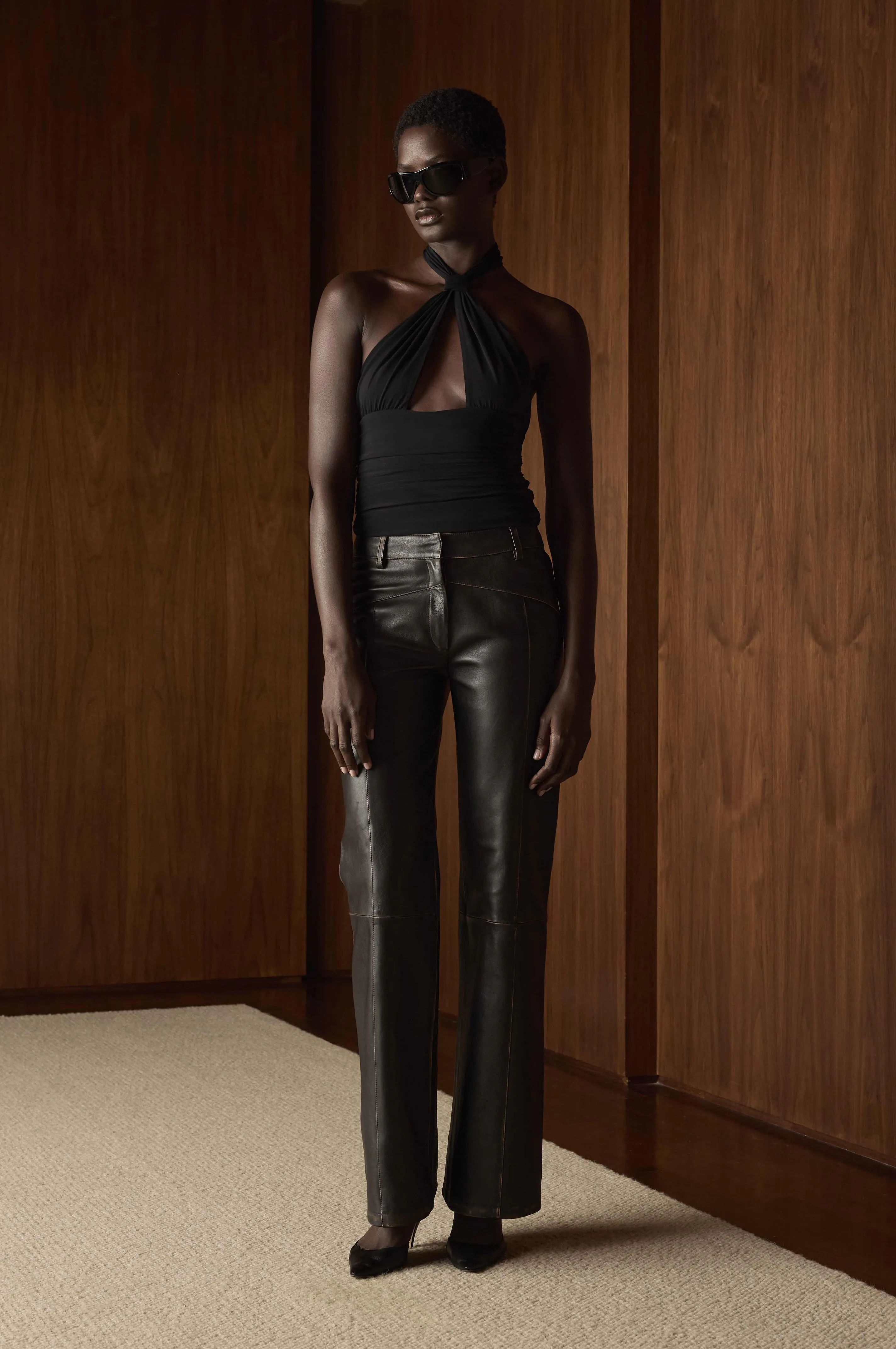 Piper Knotted Halter Top sold by Mimchik product image thumbnail 3