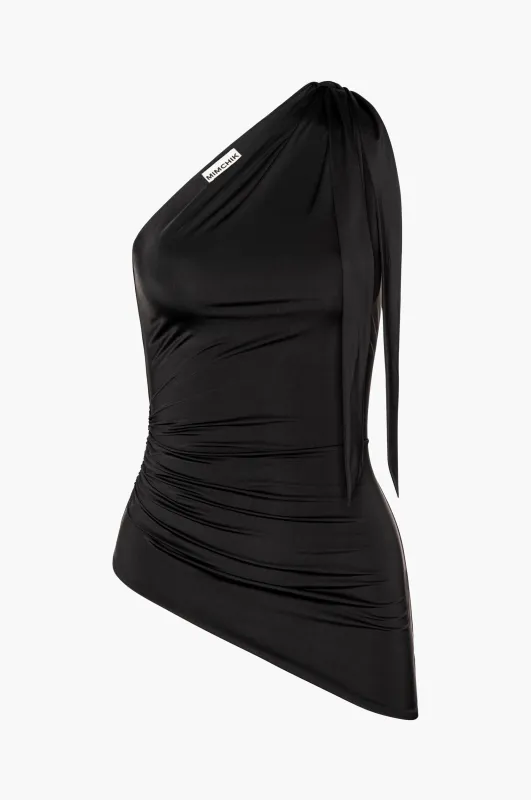 One Shoulder Tie Top sold by Mimchik