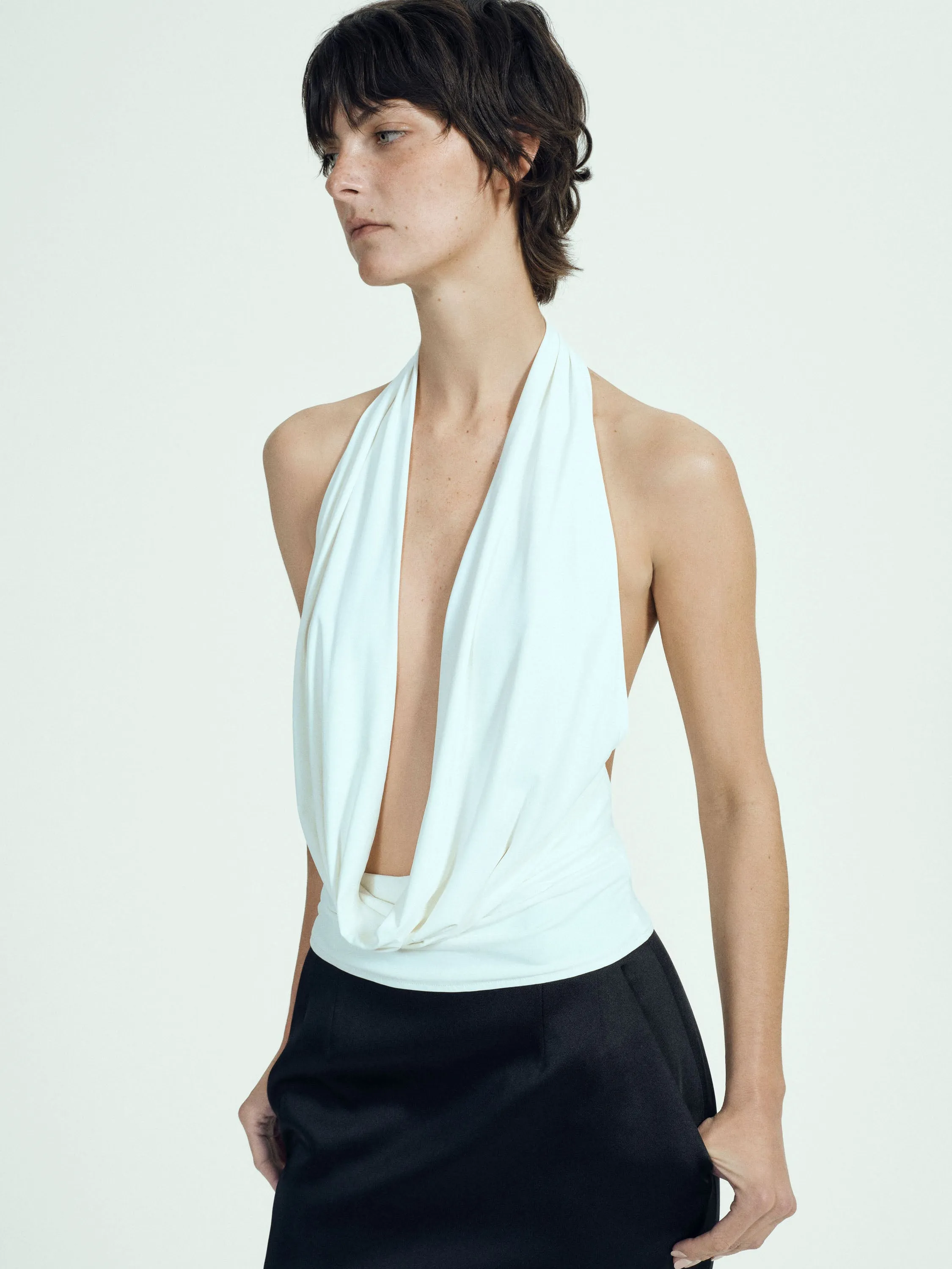 Nico Cowl Halter Top sold by Mimchik product image thumbnail 4