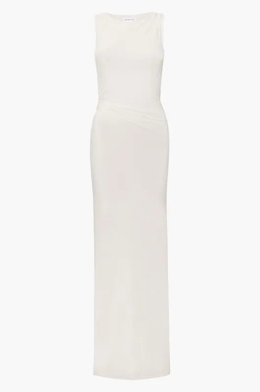 Magnolia Side Slit Gown made by Mimchik