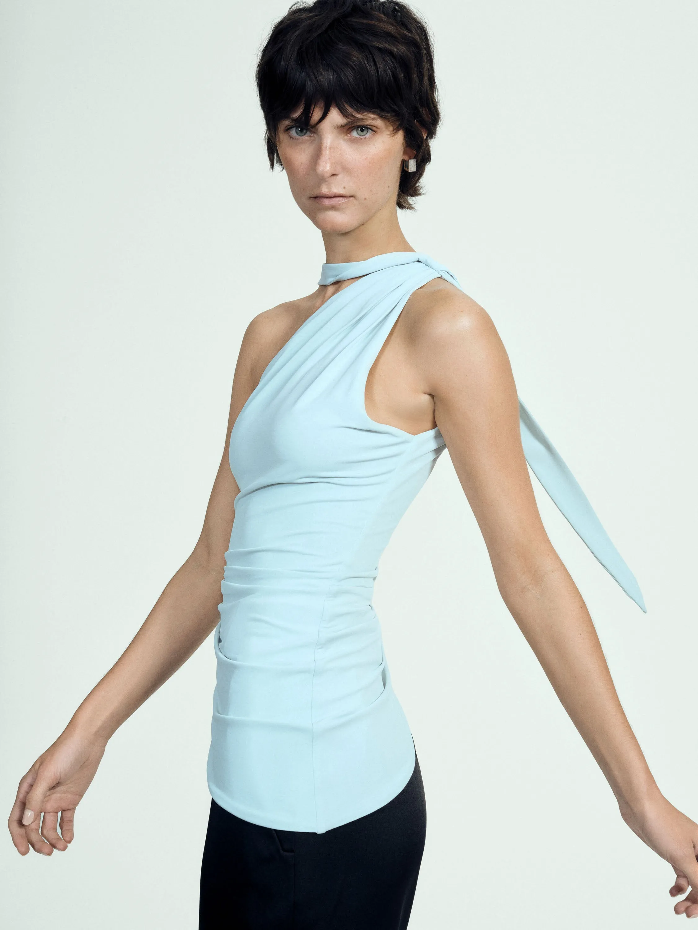 One Shoulder Tie Top sold by Mimchik product image thumbnail 4