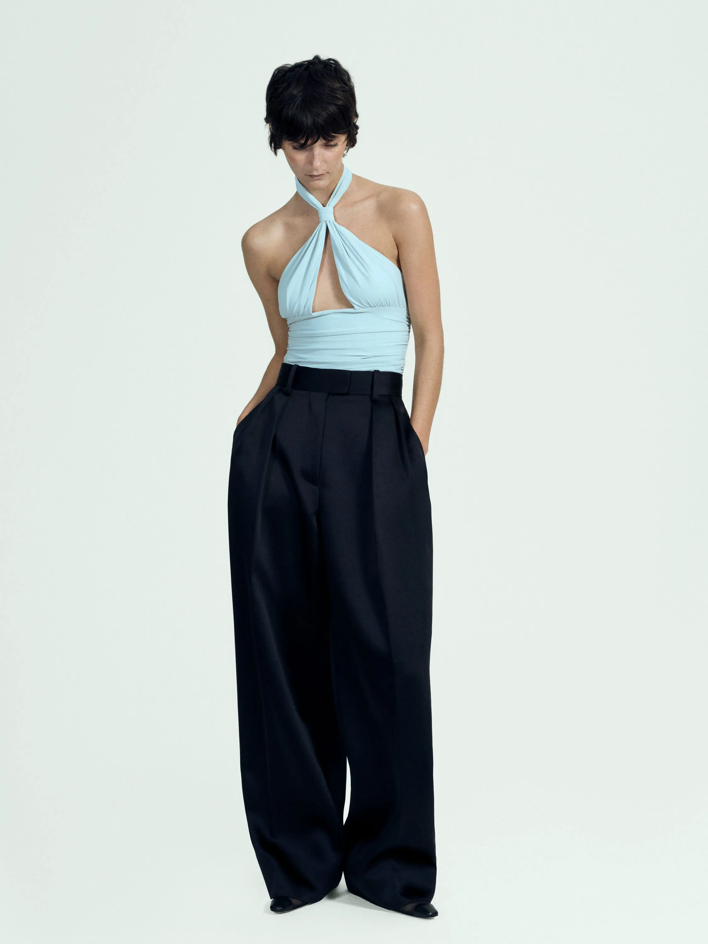 Piper Knotted Halter Top sold by Mimchik product image thumbnail 3