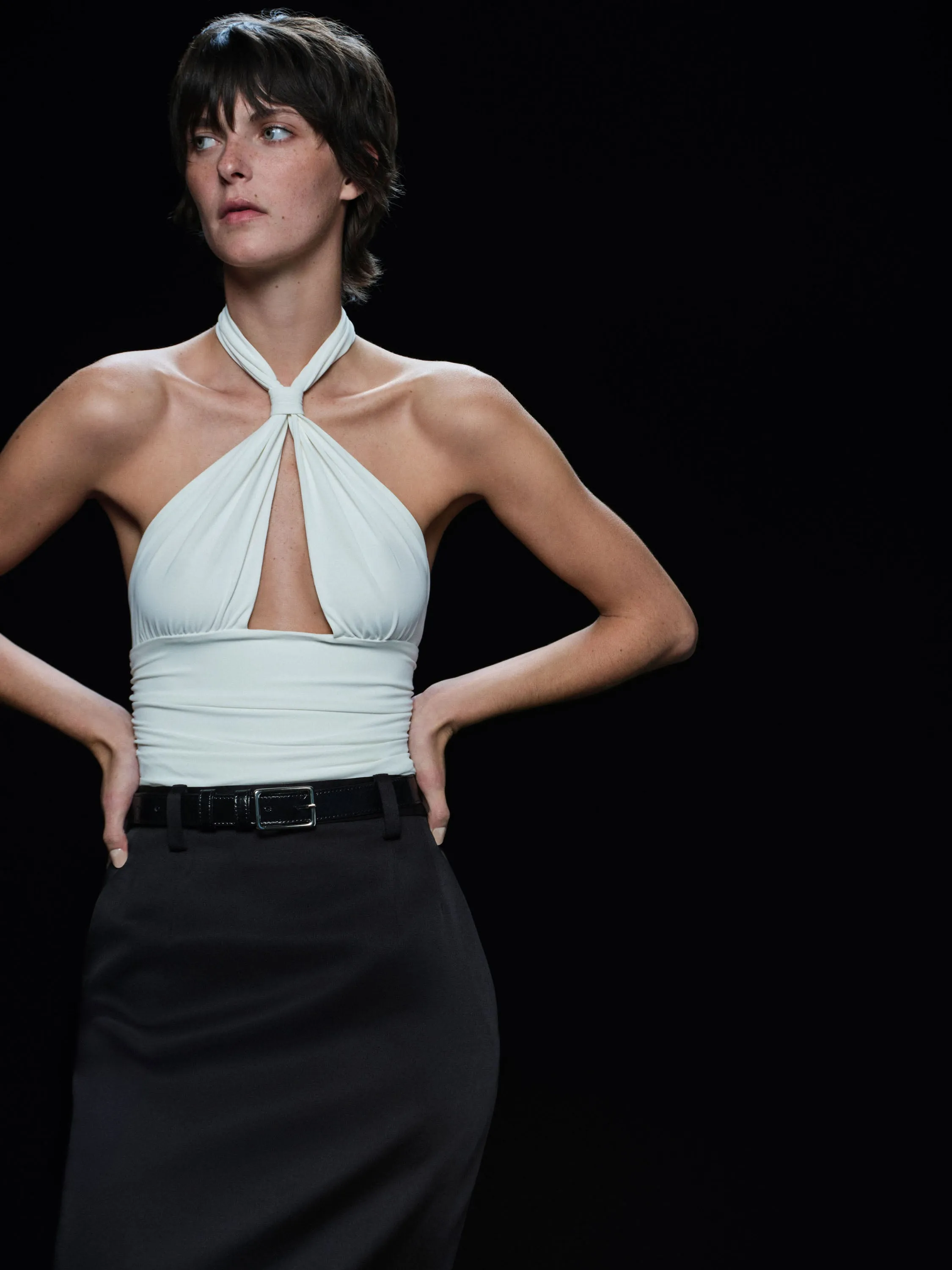 Piper Knotted Halter Top sold by Mimchik product image thumbnail 5